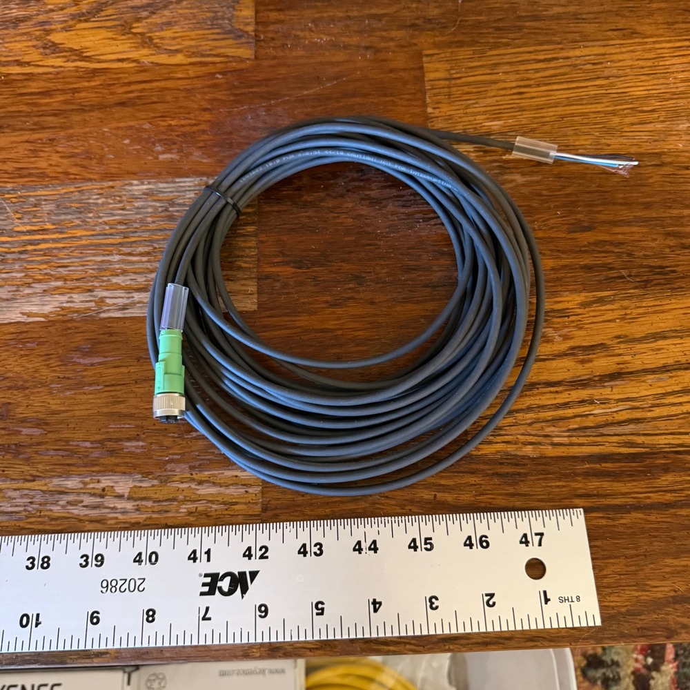 Phoenix Contact SAC-4P-5.0-PUR/M12FS SH 5m M12 4-Pos Female Shielded 1500897